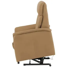 Nils Olsen Fernsehsessel Agda Mikrofaser 87 x 106 x 85 cm Beige elektrisch