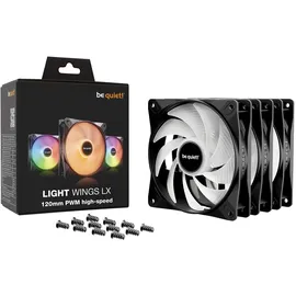 be quiet! Light Wings LX PWM High-Speed, 120mm 3er-Pack (BL124)