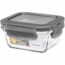 Lock & Lock Boroseal Frischhaltedose 0,16L eckig 110x90x53mm, transparent, transparent