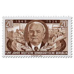 Briefmarken 5 Jahre Deutsche Demokratische Republik, Michel-Nr. 443-444, postfrisch