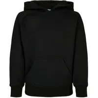 URBAN CLASSICS Blank Kapuzenpullover Black 122-128 cm