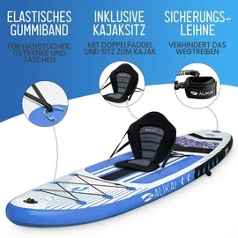 Aukai SUP Board Set PRO 320 x 0 x 0 cm grau