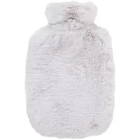 Fashy Wärmflasche mit Bezug aus hochwertigem Fellimitat, 2,0L