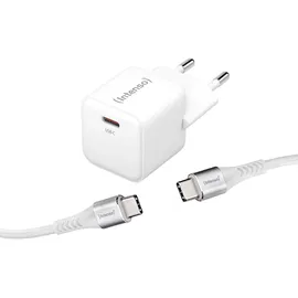 Intenso Power Adapter W30C GaN + C315C Kabel weiß