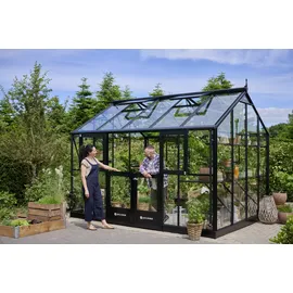 Juliana Jubii 60 Gewächshaus Schwarz ESG 3 mm 10,9 m2