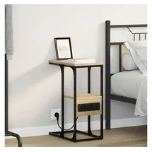 vidaXL Nachtschrank Sonoma 41,5 x 26 x 60,5 cm Eiche