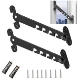 2 Set Fensterstopper Fensterriegel 18 Cm Fensterstopper Metall Fensterfeststeller FüR Kippfenster Fensterladen Feststeller Window Open Holder Fensterriegel Zum Einstellen Der FensteröFfnung