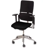 TexDeko Bezug für Bürostuhl - Husse für Bürodrehstuhl & Schreibtischstuhl, Chefsessel, Bürosessel one Size fits All (schwarz)
