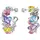 Swarovski Creolen Gema mehrfarbig 5692412 Edelstahl