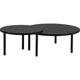 WOOOD Couchtisch »Laut«, H 35 cm x Ø 60 cm, schwarz