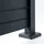 staket pro Anbauzaun Rhombus Mini 124 x 180 cm Grau/Aluminium