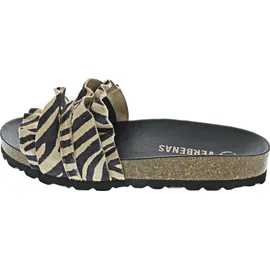 Verbenas Rocio Serraje Volante Zeb Pantolette Schwarz - 37 EU