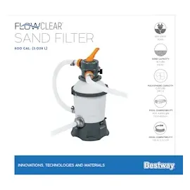 BESTWAY Flowclear Sandfilteranlage 3,028 l/h 85 W