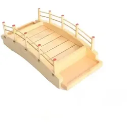 Bambus Sushi servieren Brücke 48x24x13cm