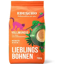 Eduscho Lieblingsbohnen Vollmundig - 750 g Ganze Bohne - Intensität: 4/5