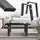 ML DESIGN modern living Tischbeine 2er Set 44 x 42 cm