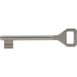 ZT-Ersatzschlüssel, für Aufschraubschloss, ASS, BB,Schweif. 43, Temperguss vern.