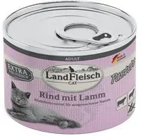 Landfleisch Cat Adult Pastete Rind & Lamm - 6x195g