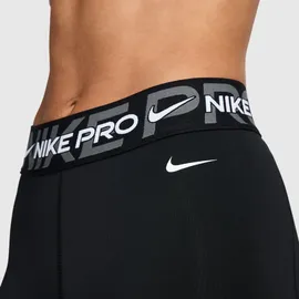 Nike Pro Dri-Fit Mid-Rise 3" Biker Damen Tights, schwarz - US: M
