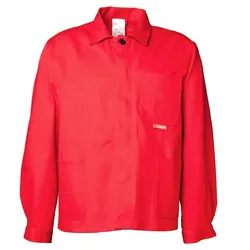 Arbeitsjacke "BW 290" 100% Baumwolle - 58 - mittelrot