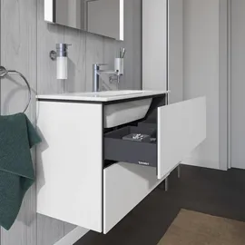 Duravit Waschtischunterschrank 2 Auszüge 82 x 55 x 39,1 cm Grau Matt