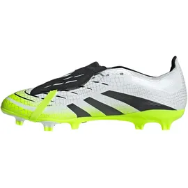 adidas Predator League Fold-Over Tongue FG/MG Herren Cloud White/Core Black/Lucid Lemon 45 1/3