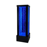 JVmoebel Zimmerbrunnen Beleuchtete Wassersäule aus Glas für stilvolle Raumgestaltung, Made in Europa weiß