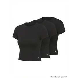 G-Star T-Shirt SERPENTINE, 3 Pack BABY TEES (Packung, 3-tlg., mit Rundhals, figurbetont schwarz XXL (44)