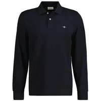 GANT Herren Poloshirt 1er Pack", Regular Shield Longsleeve Pique Rugger - schwarz, - 3XL,XXXL