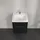 Villeroy & Boch Waschtischunterschrank 2 Auszüge 48,5 x 59 x 38 cm Schwarz