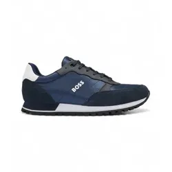 BOSS für Herren. 50498133 Parkour Schuhe navy (44), Wohnung, Schnürsenkel, Lässig, Marine