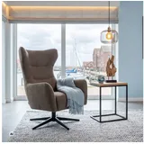 Mr. Deko Ohrensessel Marconia Polyester 74 x 109 x 80 cm Braun drehbar