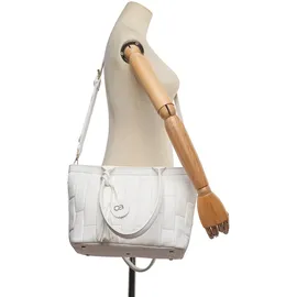 COLLEZIONE ALESSANDRO Saint Schultertasche Polyurethan White
