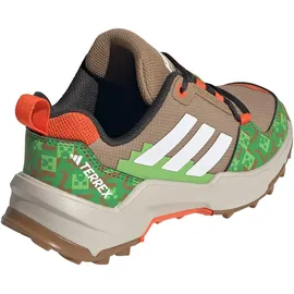 adidas Minecraft Terrex Ax4r Wanderschuhe - Cardboard / Ftwr White / Semi Impact Orange - EU 40