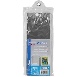 PRO PLUS Kochwindschutz 49 x 26 cm Aluminium