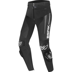 Berik Kendo Damen Motorrad Lederhose, schwarz, Größe 50