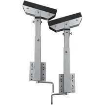 vidaXL Bootstrailer-Stützen Vollgummi 2er-Set 63 - 88 cm