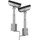 vidaXL Bootstrailer-Stützen Vollgummi 2er-Set 63 - 88 cm