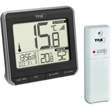 TFA Dostmann PRIO Funk-Thermometer digital Schwarz, Weiß