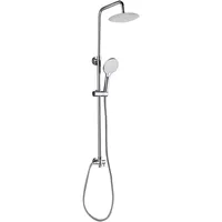 Marwell Duschsystem Bayala Edelstahl verchromt Kopfbrause - 20 cm