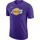 Nike NBA LA Lakers Essential T-Shirt Herren, Purple, L