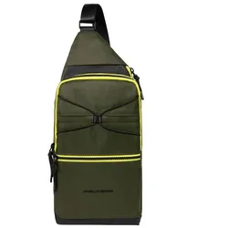 Piquadro Otello Crossovertasche 42 cm - Green