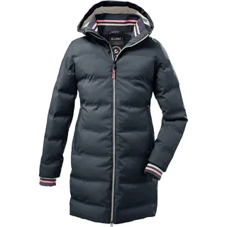 KILLTEC Steppmantel »KOW 33 GRLS QLTD CT«, Lang geschnittene Mädchen-Steppjacke, wasserabweisend, atmungsaktiv Killtec marine 152