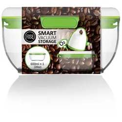 FOSA MADRID BEHÄLTER S 600ML – MC10040 - Smarte Vakuum-Lebensmittelaufbewahrung – Runder Vakuum-Aufbewahrungsbehälter 600ML