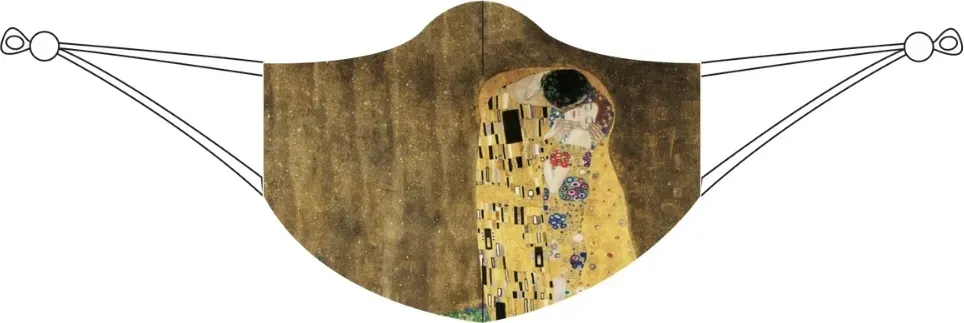 Loqi Gustav Klimt The Kiss Schutzmaske