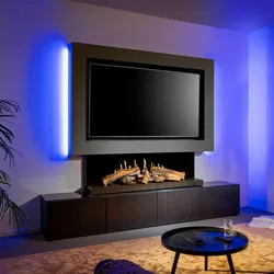 Kalfire E-65 mit Media Wall - mit LED-Beleuchtung