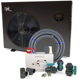 Full Inverter Wärmepumpe Mr. SMART 13 + Bypass-Set Complete Schwimmbecken Pool