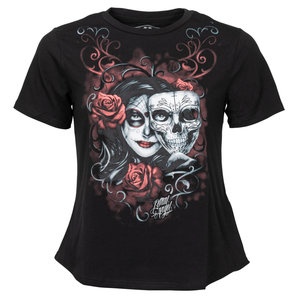 Lethal Angel Two Faced Damen T-Shirt schwarz S