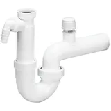 Dallmer Röhren-Siphon 100/1 SLR, mit Rohrbelüfter, 1 1/2" x DN 50, Badarmaturen,