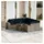 vidaXL Gartensofa-Set 9-tlg. grau Polyrattan